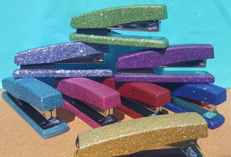 glitter stapler