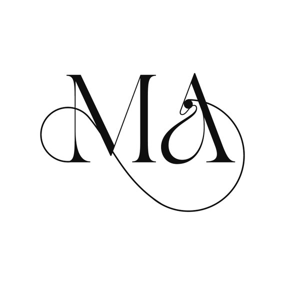 AM initial wedding monogram logo | Wedding logo monogram, Monogram wedding,  Wedding initials logo