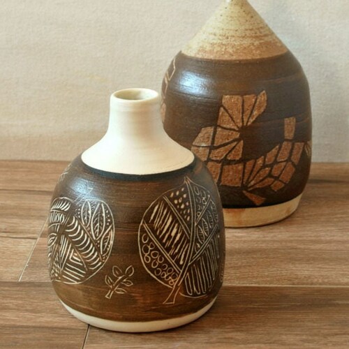 Small Porcelain Vase Handmade Pottery Vase Small Flower Etsy