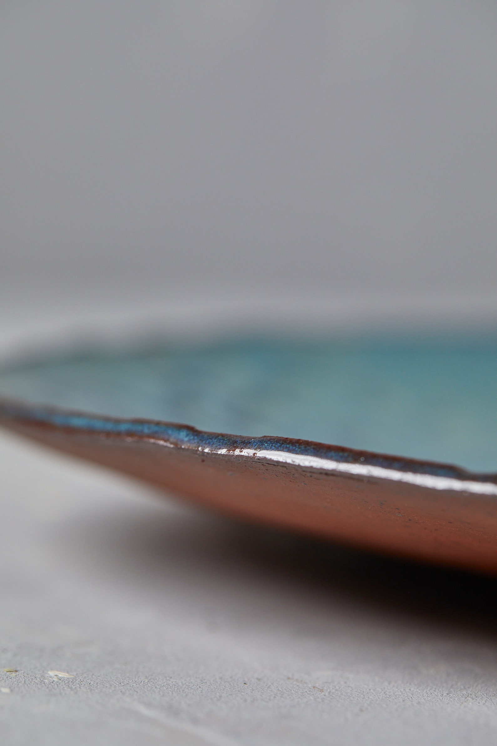 Blue Ceramic Platter Large Serving Platter Unique Christmas Etsy