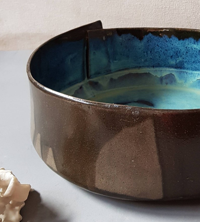 Pottery Bowl Large Ceramic Bowl Large Pottery bowl Fruit Etsy