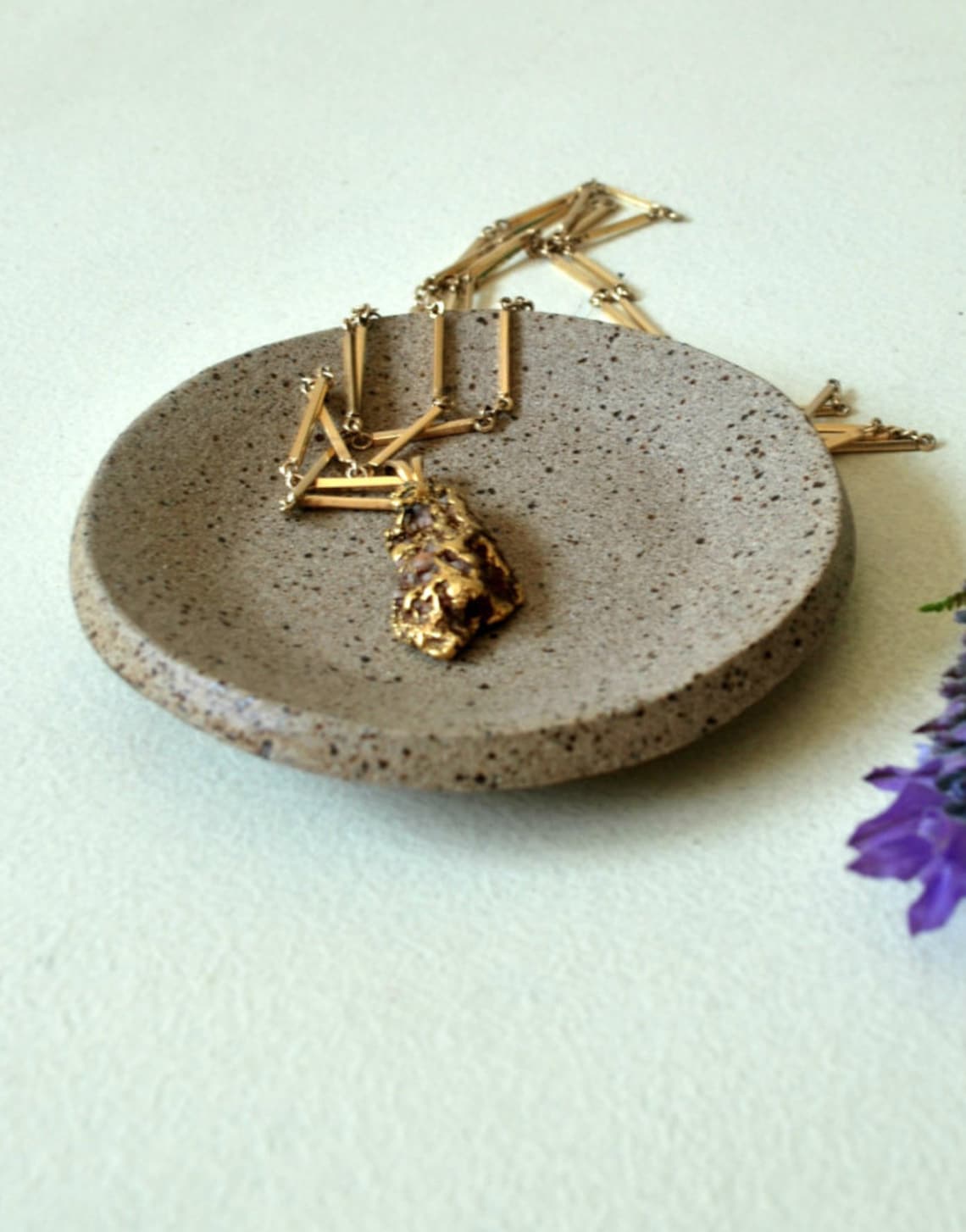 Ceramic Ring Holder Dish Clay Jewelry Dish Perfect Gift for Etsy