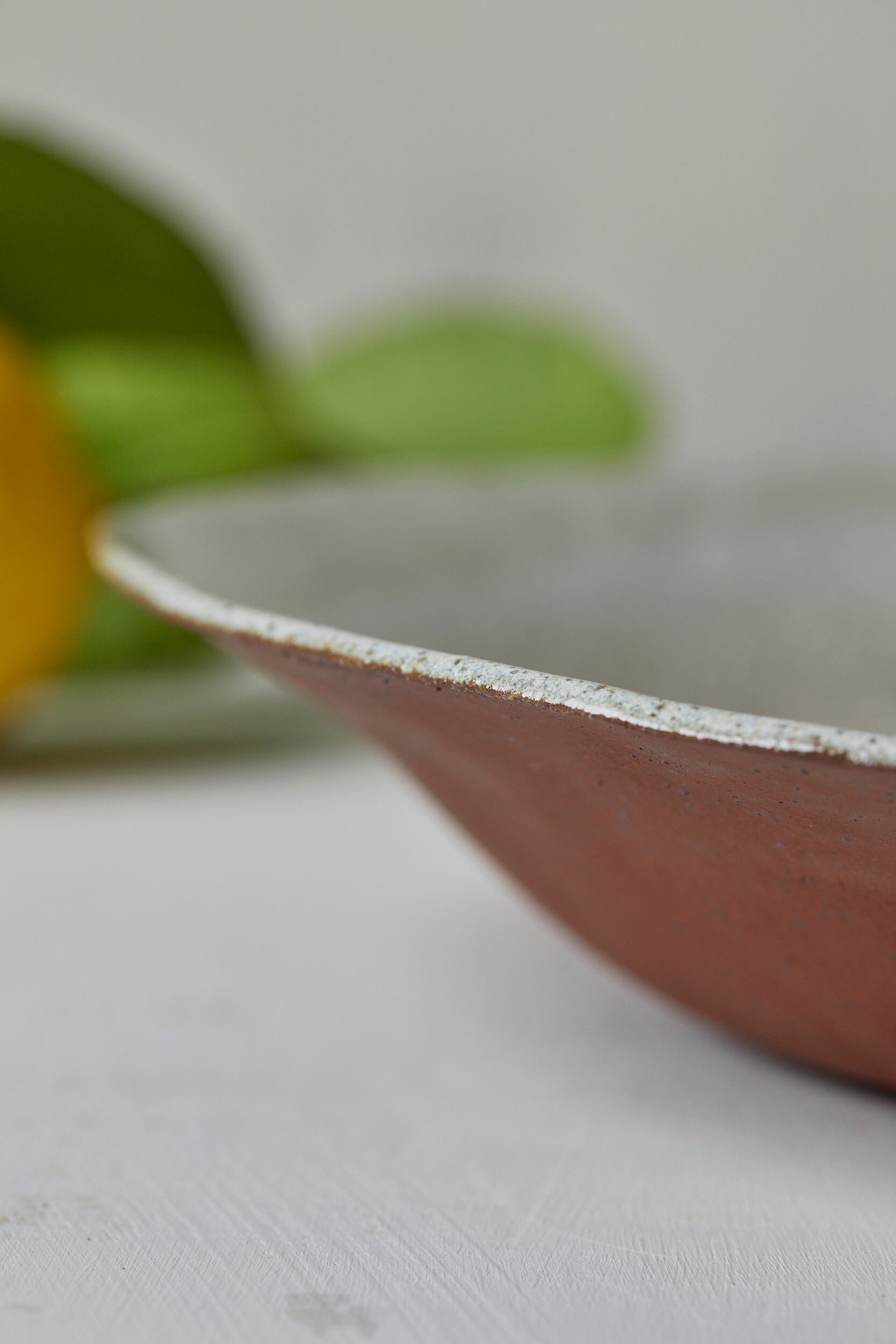 XL Cream Serving Bowl Rustic Ceramic Handmade Decorative Etsy