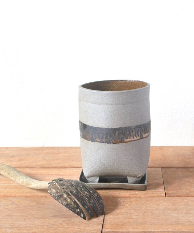 Large Utensil Kitchen Storage Ceramic and Pottery Ceramic Kitchen Utensil Ceramic Holder Kitchen Utensil Holder Kitchen Utensil Holder
