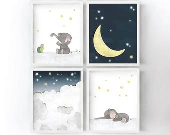 kids room wall art cool elephant nursery art moon and stars prints grey navy kids room wall art children decor set of room wall art etsy kids room wall art cool elephant nursery art moon and stars prints grey navy kids room wall art children decor set of room wall art etsy