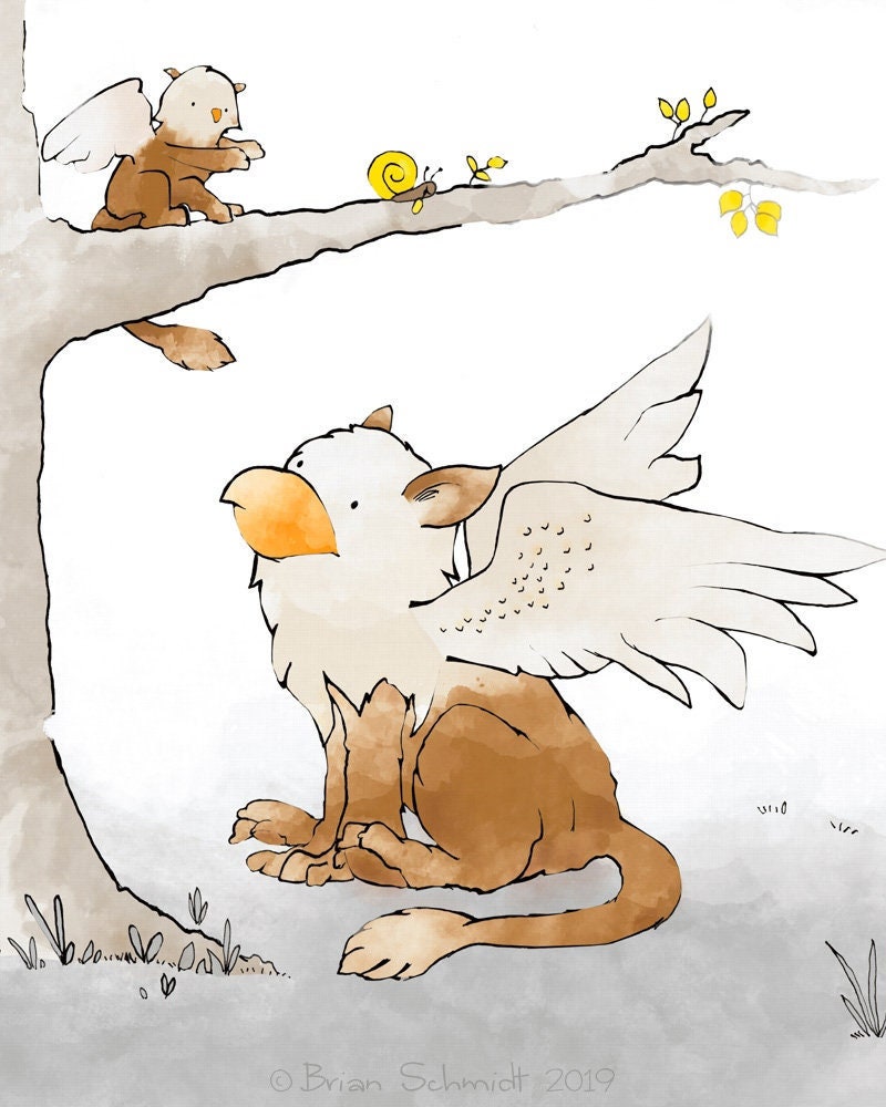 Baby Gryphon - Etsy