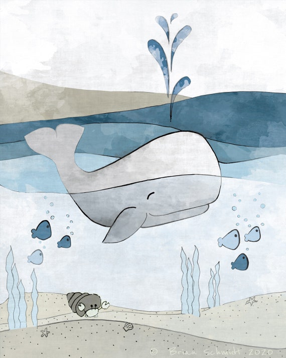 whale nursery decor
