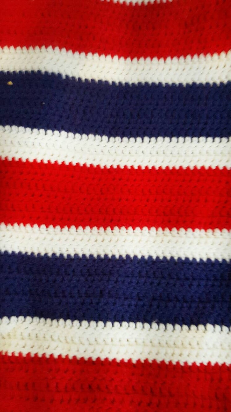 Red Crochet Blanket. Crochet Throw. Handmade Blanket. Handmade Etsy