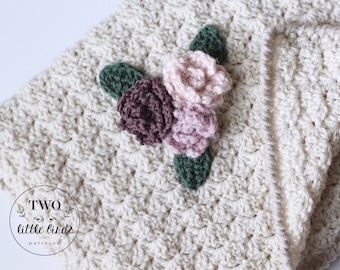 Modèle de couverture de bébé au crochet, afghan de bébé au crochet, fille de couverture de bébé au crochet, modèle de couverture de bébé, crochet de bébé, COUVERTURE DE BÉBÉ AMELIA