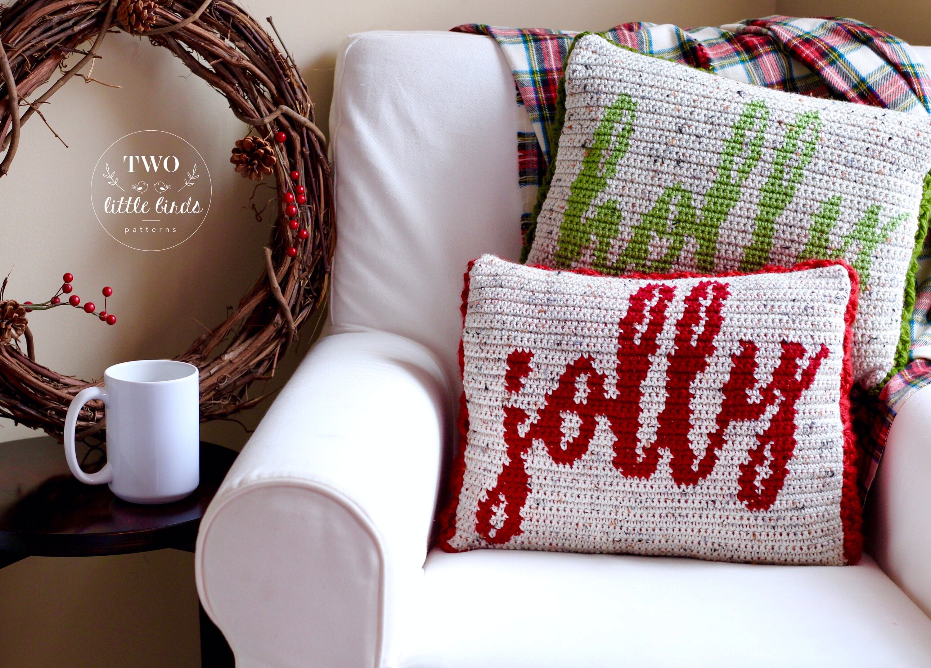 Christmas Crochet Pattern Crochet Pillow Pattern Christmas | Etsy