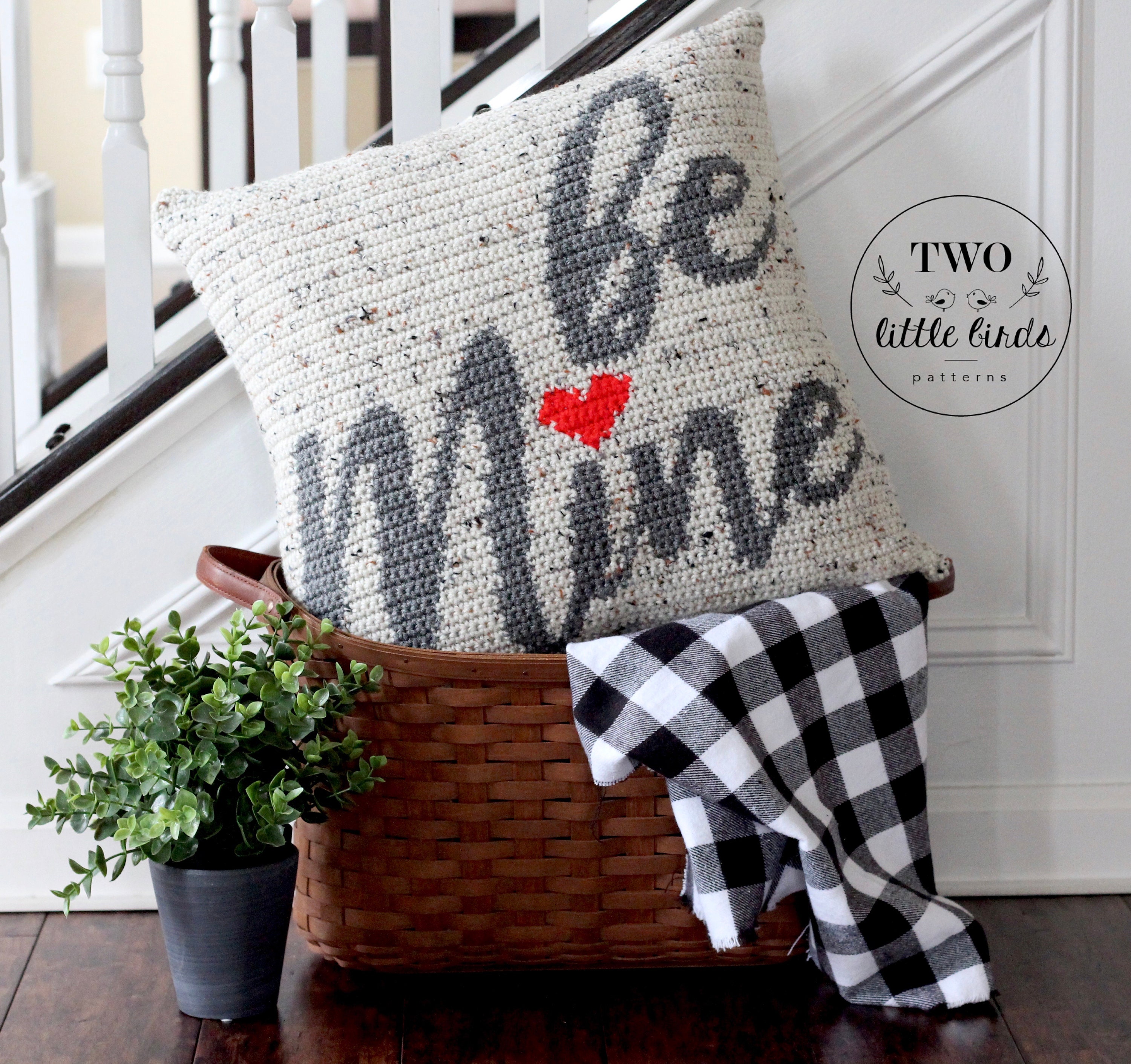 30 Valentine Crochet Patterns to Make for Gifts, Decor, and Cozy Seasonal Touches 22 Be Mine Pillow Cover Pattern