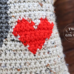 Valentines crochet pattern, crochet heart pillow, valentines day crochet, crochet cushion, pdf pattern, love pillow, love decor, XOXO PILLOW image 5