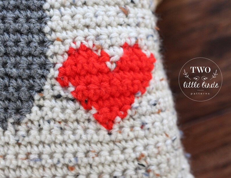 Valentines crochet pattern, crochet heart pillow, valentines day crochet, crochet cushion, pdf pattern, love pillow, love decor, XOXO PILLOW image 5