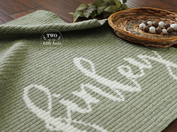 Custom crochet name blanket pattern, pdf crochet blanket tutorial, baby blanket, kids blanket, personalized baby gift, FINLEY NAME BLANKET