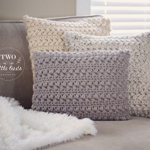 Crochet Pillow Pattern Crochet Tutorial Pillow Cover Etsy