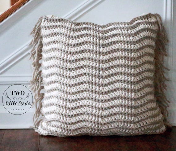 Striped crochet pillow pattern easy Striped crochet pillow pattern easy