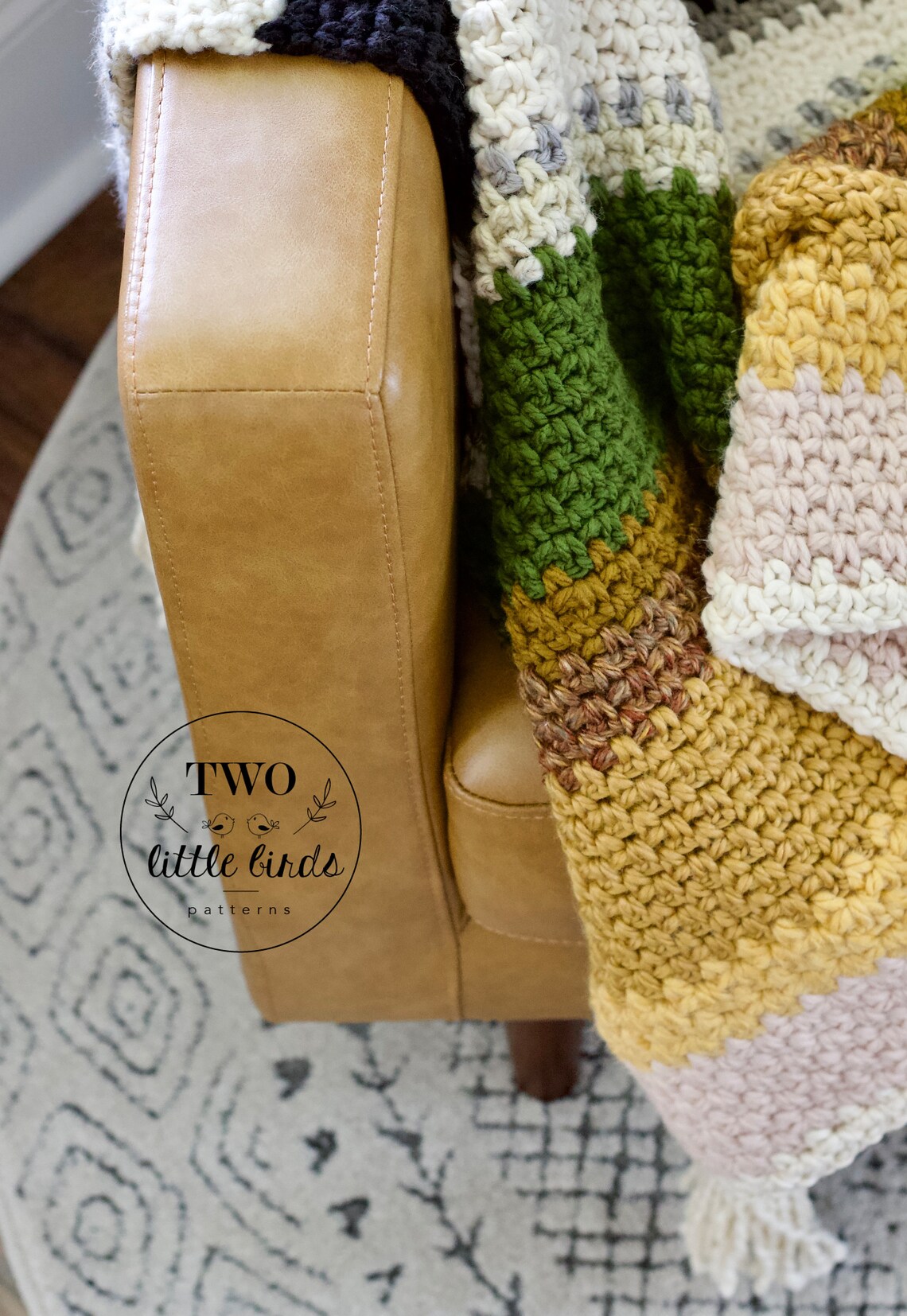 Easy Crochet Pattern Crochet Blanket Pattern Crochet Throw - Etsy