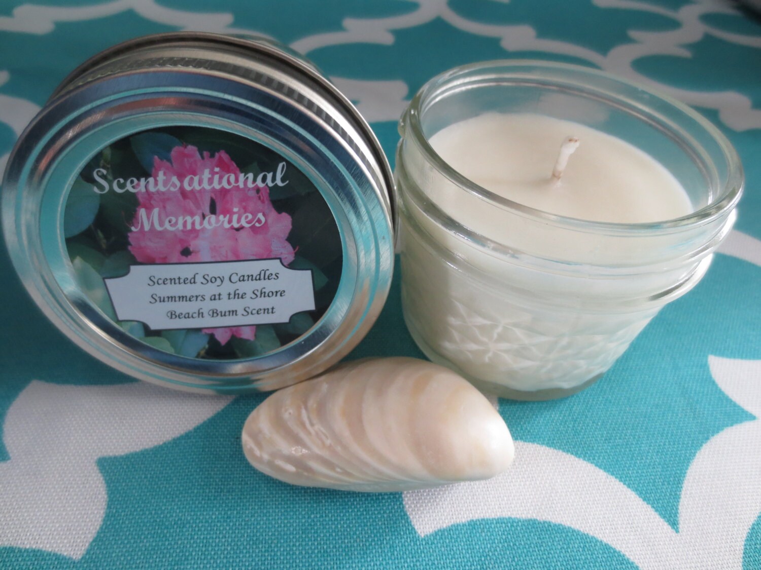 Beach Bum Candle Scented 4 oz Candles Summers at the Shore Etsy