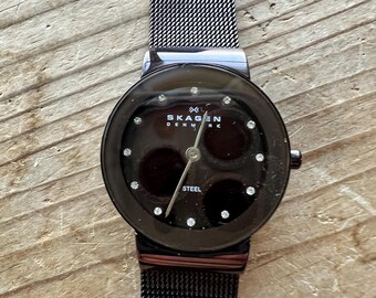 2004 Skagen Watch Skagen 2004 Vintage Model 643lslw 34mm Tonneau Watch White  main image 3