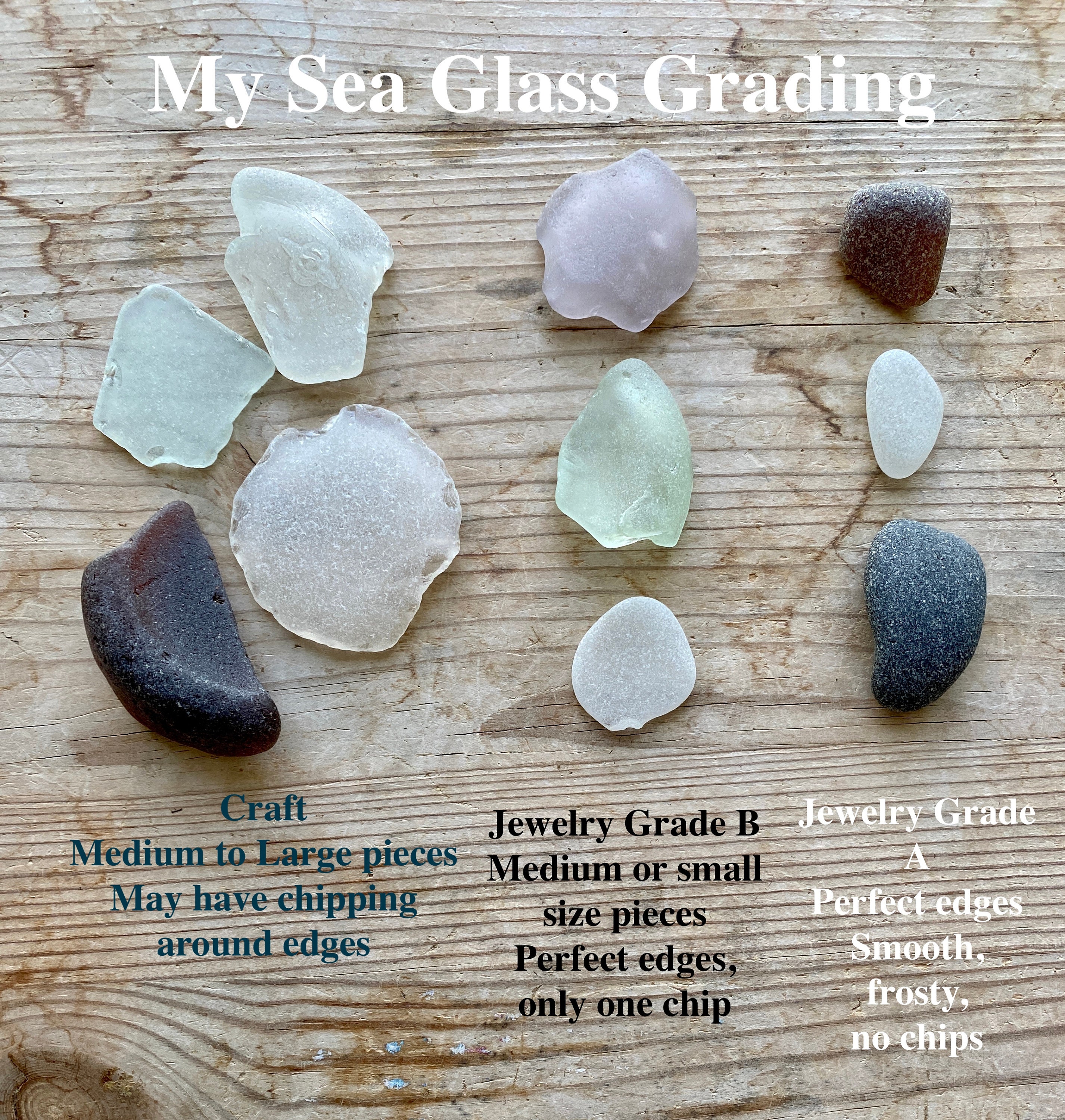 Jewelry grade sea glass sale