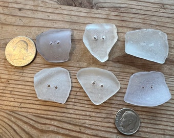 Large Sea Glass Buttons #S374a