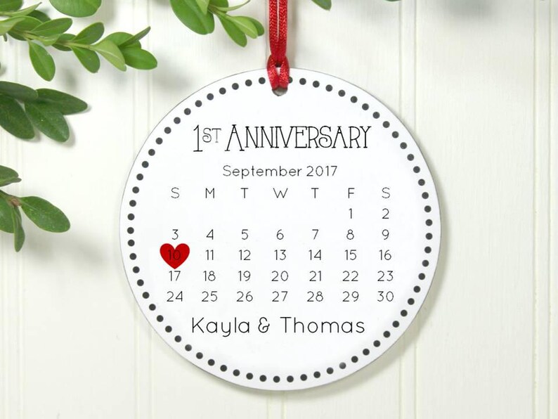 first anniversary ornament