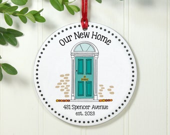 Housewarming Gift, 2023 Christmas Ornament, New Home Ornament, New Home Gift, Exclusive 3.5" Wood Ornament