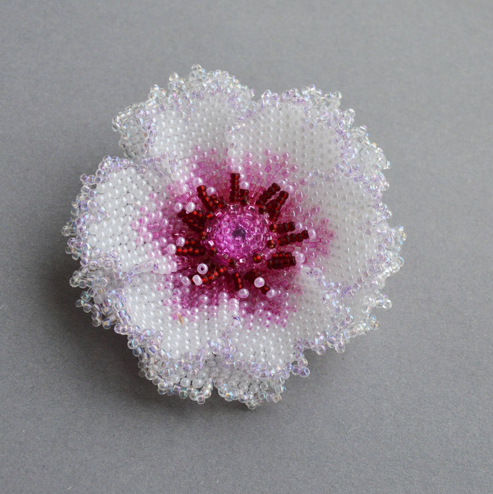 White brooch Flower brooch Gifts for Women Wedding Gift Flower Etsy