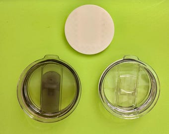 Tumbler Lid Topper, Platform, Removable, Very stable, Pack of 4, includes magnets