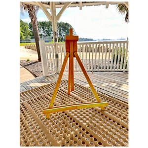 Wood Table Easel, Wedding Sign Stand, Art Easel, Wedding Easel, Wood Stand for Signs, Stand for Wedding Pictures, Wood Wedding Sign Easel