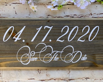 Engagement Photo, Save the Date Sign, Wedding Date Sign, Rustic Wedding Decor, Wedding Photo Prop, Engagement Announcement, Bundle And Save!