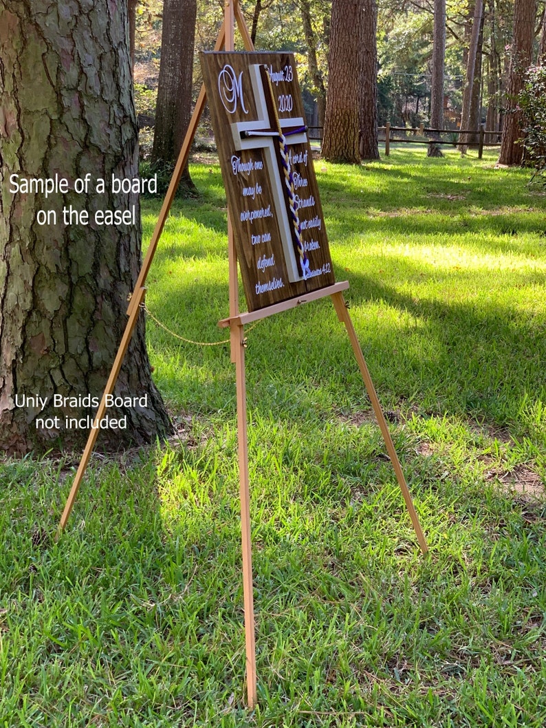 Wood Floor Easel Wedding Sign Stand Art Easel Wedding Etsy