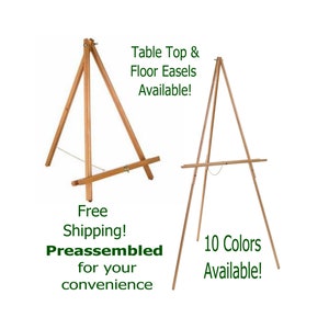 Wood Floor Easel, Wedding Sign Stand, Art Easel, Wedding Easel, Wood Stand for Signs, Stand for Wedding Pictures, Wood Wedding Sign Easel