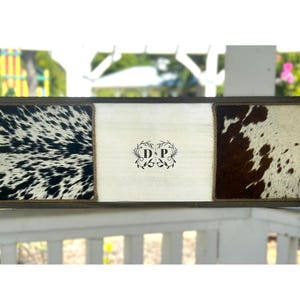 Wedding Guestbook, Genuine Cowhide, Western Sign, Handmade Cowhide Customizable Sign, Wedding Sign, Branding Ceremony Sign, Cowhide Sign