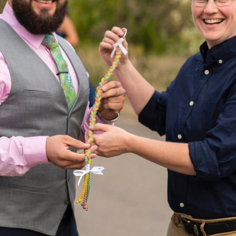 Wedding Ceremony Tying the knot Unity Braids® Christian Etsy