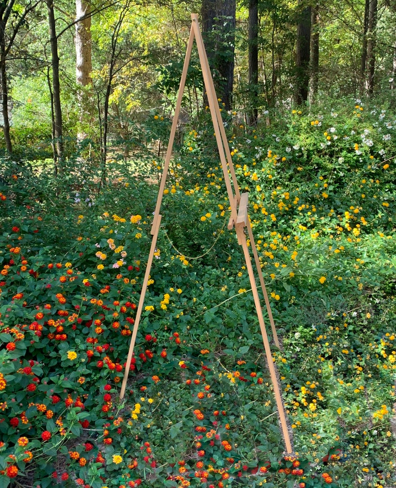 Wedding Easel Stand for Signs Stand for Wedding Pictures Wedding Sign Stand Up to 9lbs Up to 30 x 40 inches Sign Wood Floor Easel for Art