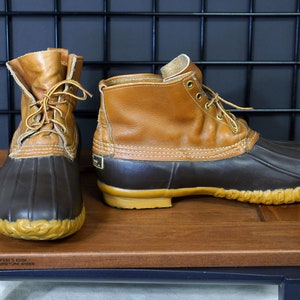 1970 's 8 Eye LL Bean Maine jacht schoen eend laarzen | Etsy 1970 's 8 Eye LL Bean Maine jacht schoen eend laarzen | Etsy