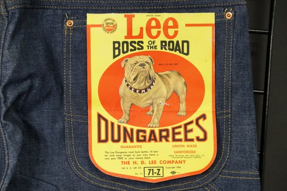 H D Lee "Boss of the Road" - Dead Stock - Utility-