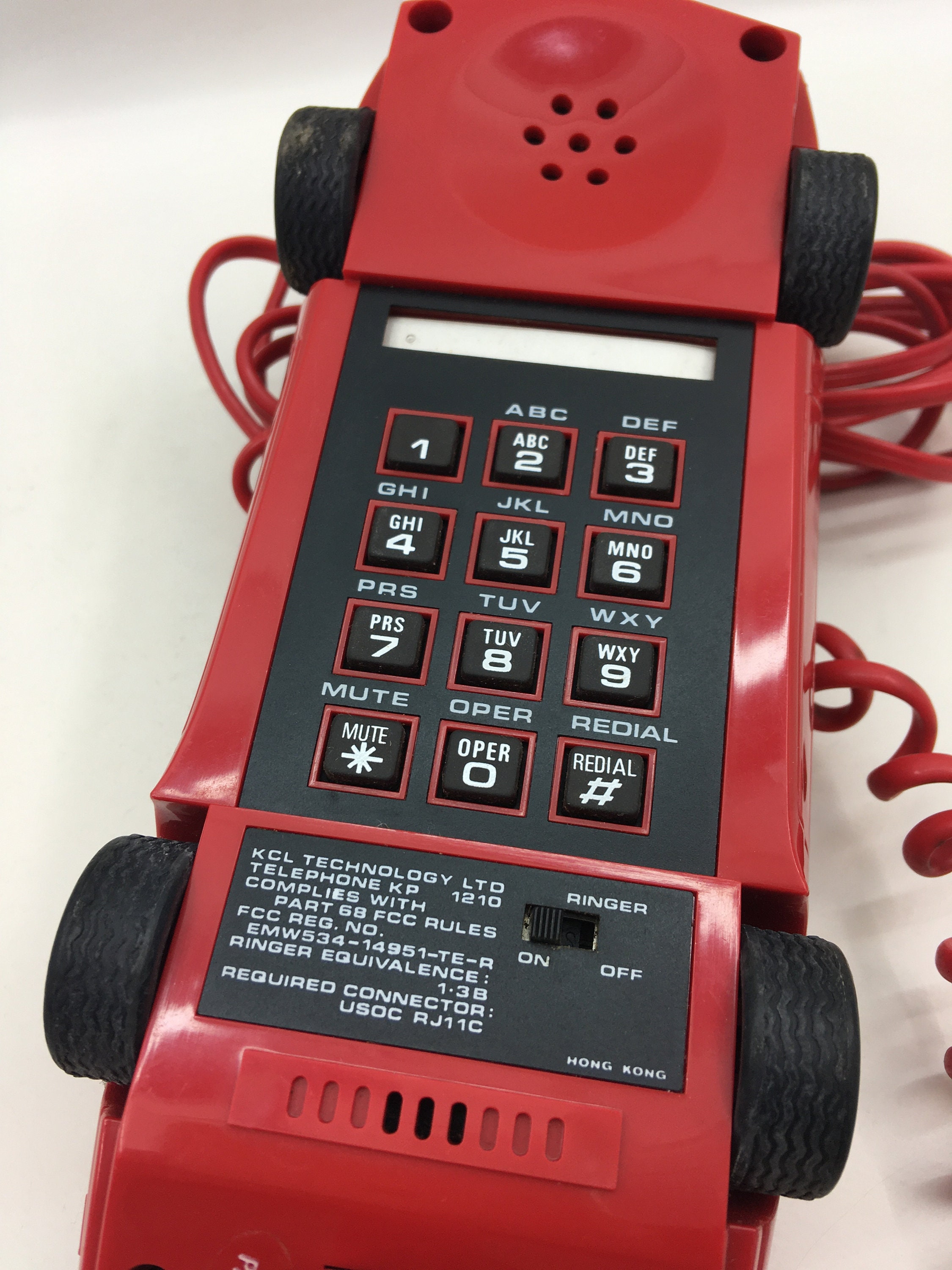 Vintage Collectible Red Car Telephone Landline Phone Retro / Etsy