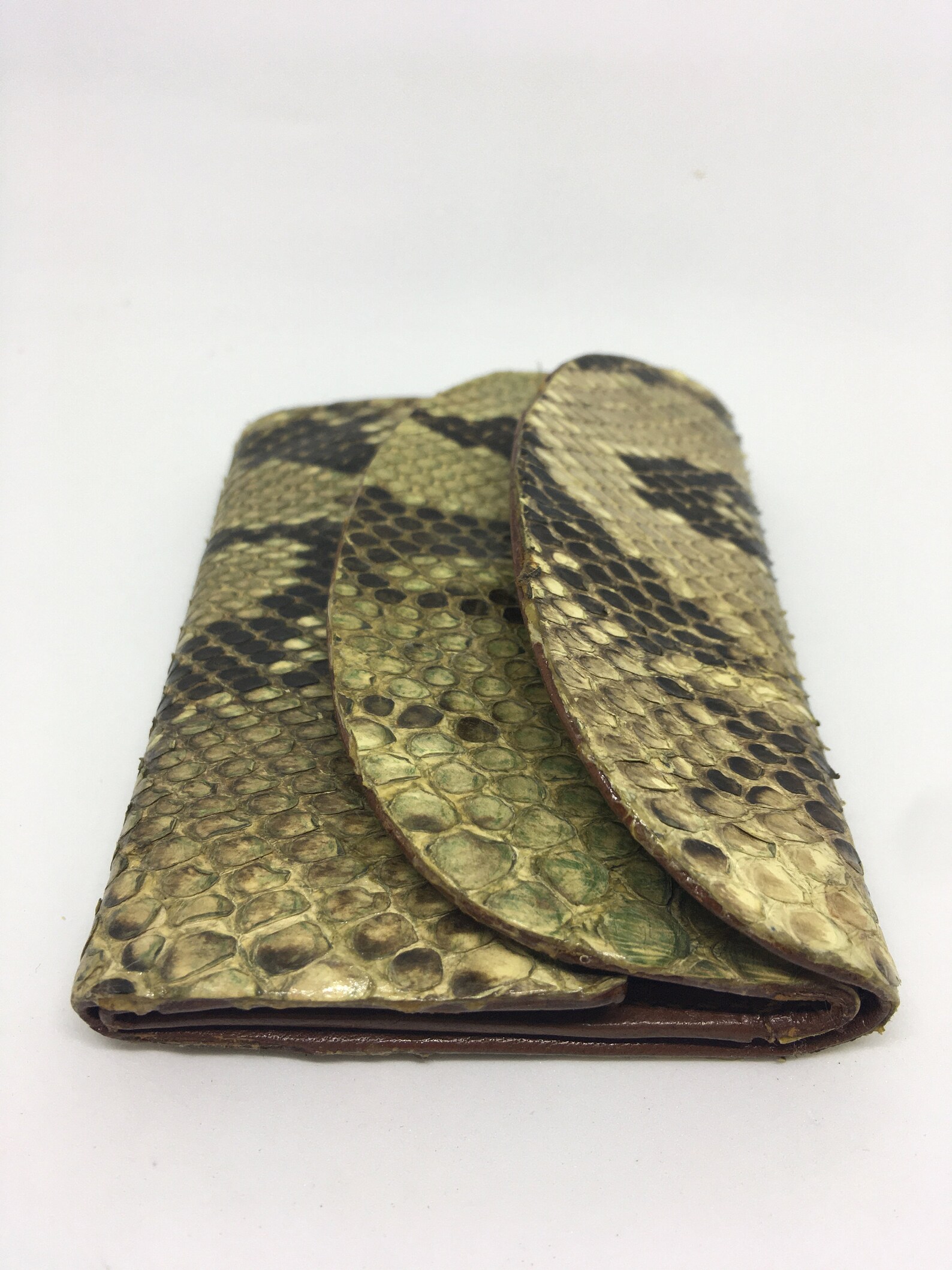 Genuine Snake Leather Wallet Modlux Bifold Wallet / Coin Purse Etsy