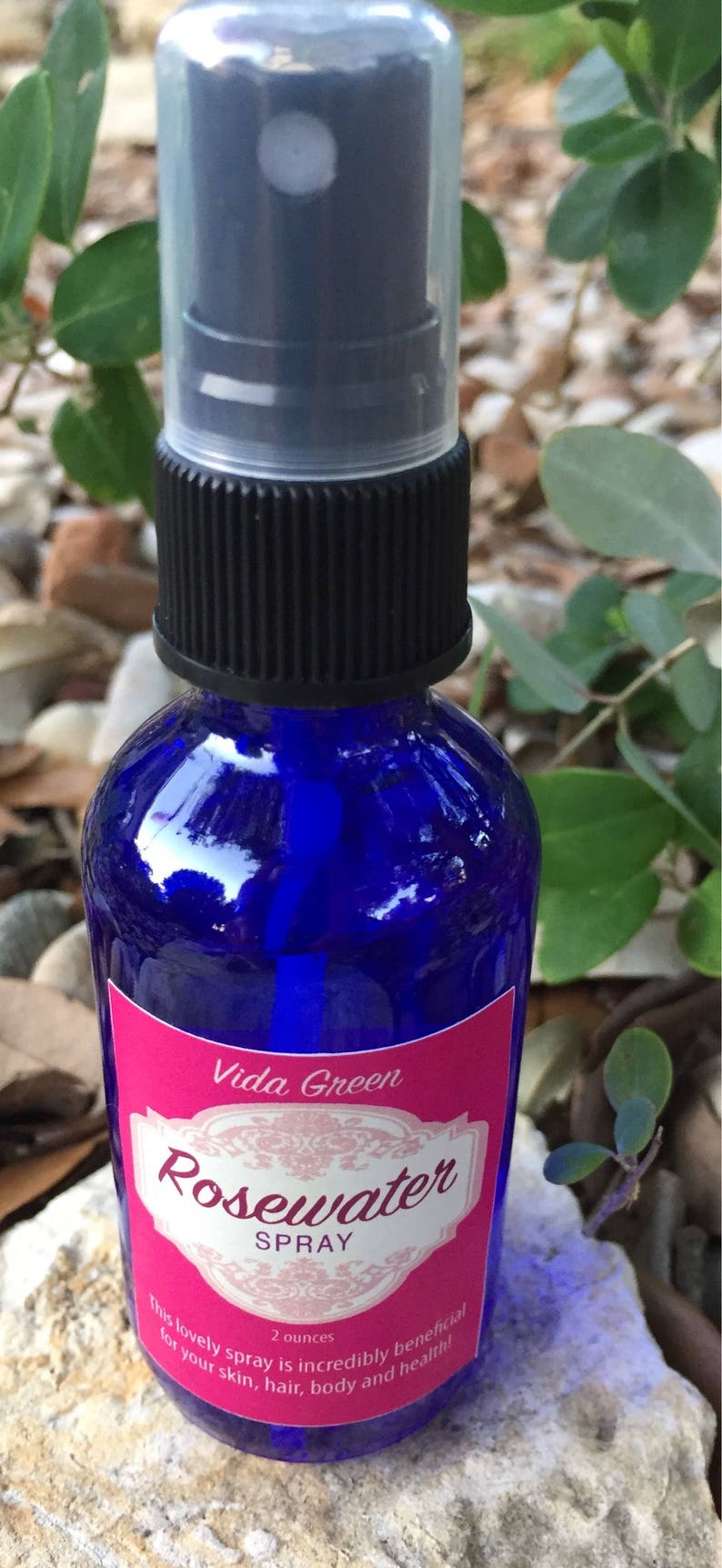 Rosewater Spray vegan facial mist vegan gift natural Etsy