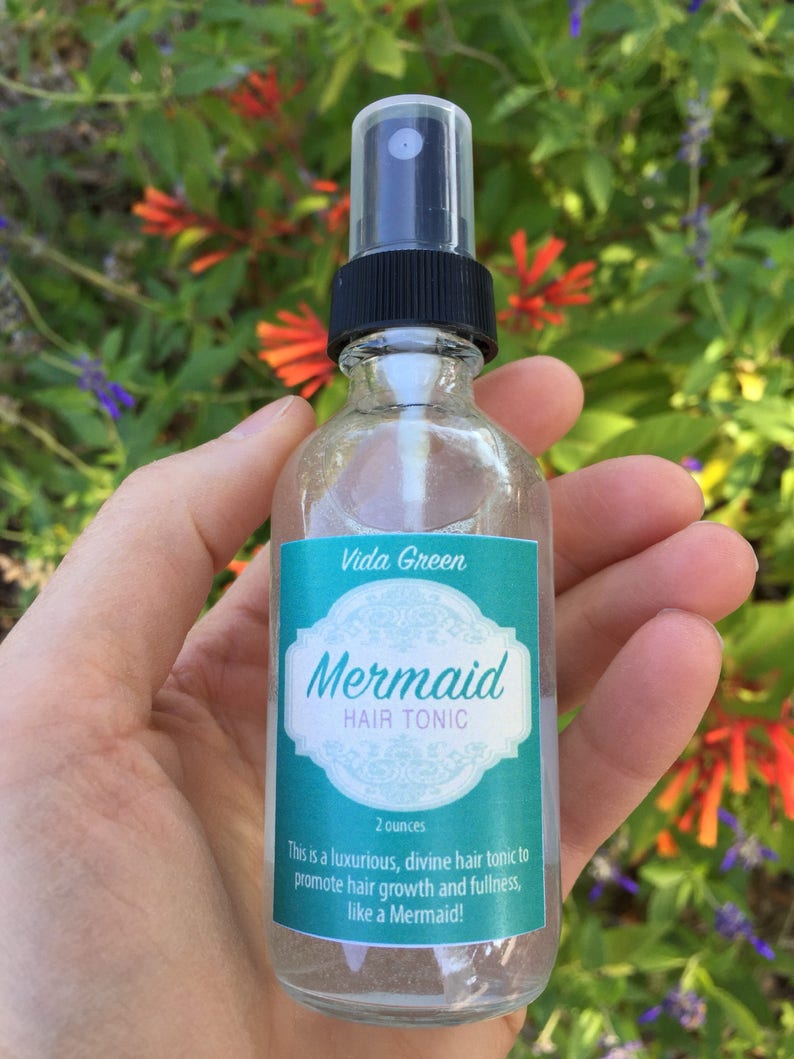 Mermaid Hair Tonic Hair Elixir Long Hair Thick Hair Etsy