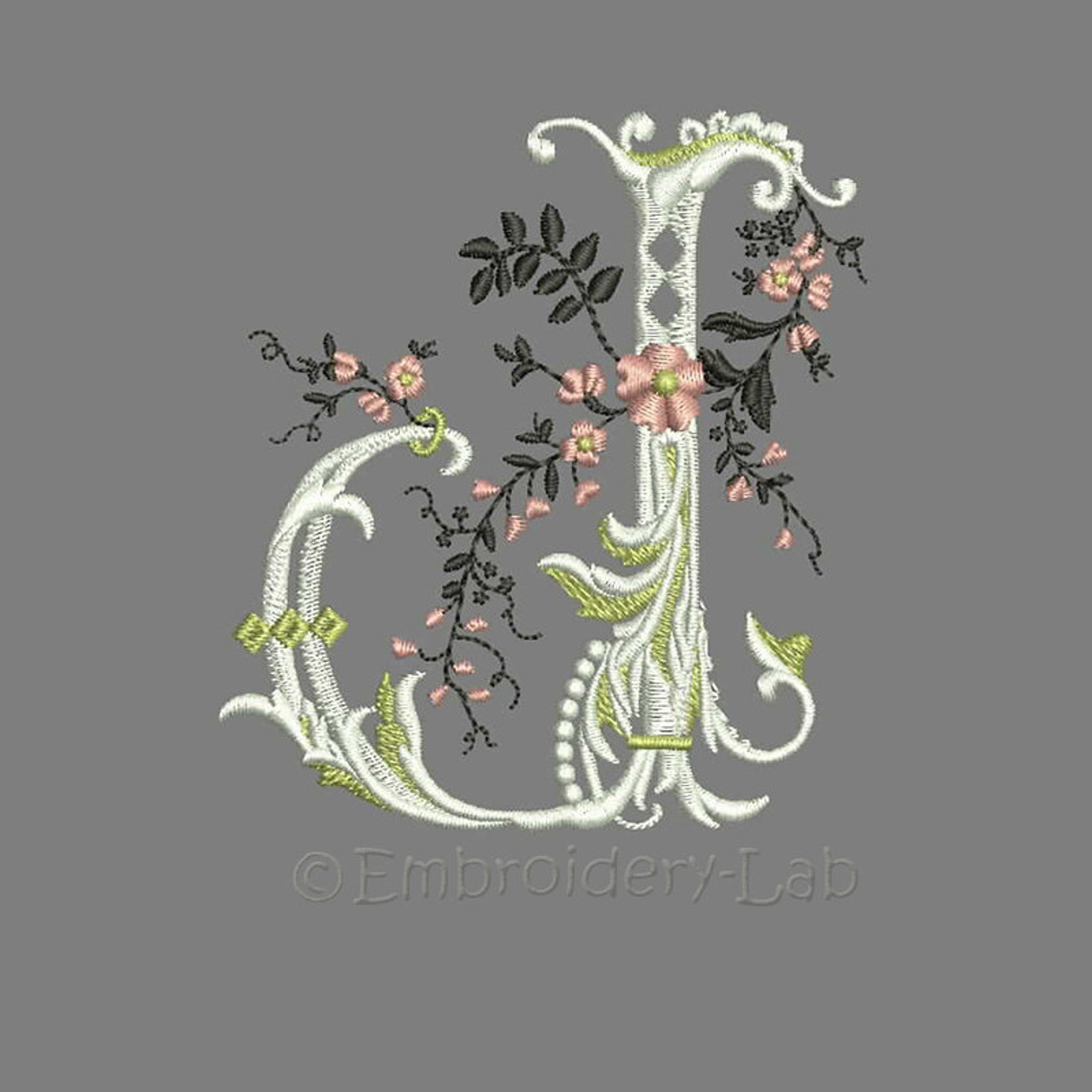 Elegant Monogram Font J Embroidery Designs Machine Embroidery Designs ...