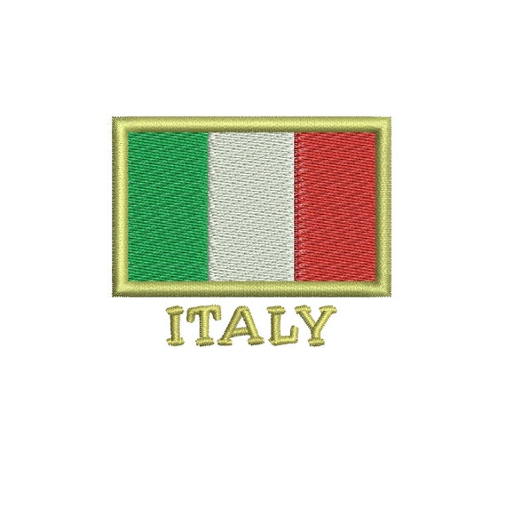 Marchio Italia Bandiera Macchina Disegno Italian Flag Etsy