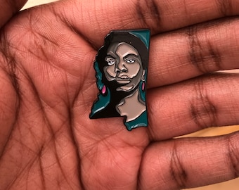 Mississippi Nina Simone Inspired Enamel Pin