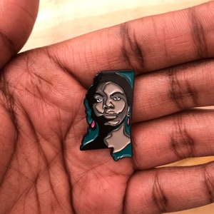 Mississippi Nina Simone Inspired Enamel Pin