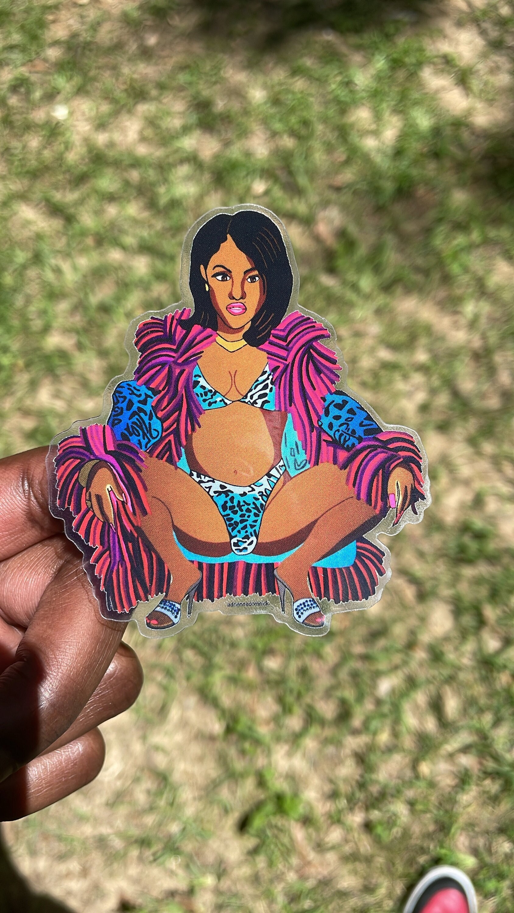 Hardcore Lil Kim Inspired Vinyl Sticker