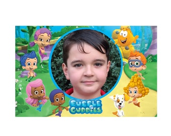 Edible Bubble Guppies Cake topper