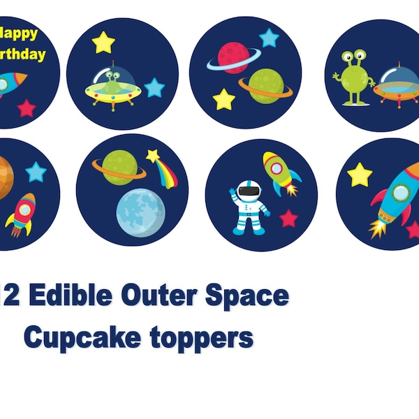 Outer Space Cookie - Etsy