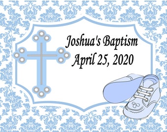 Custom Edible Baptism/Christening Cake Topper